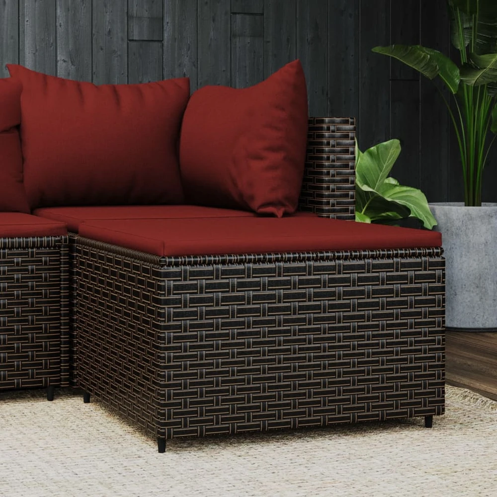 Dvipusė sodo tvora, ruda, 90x300cm, PVC