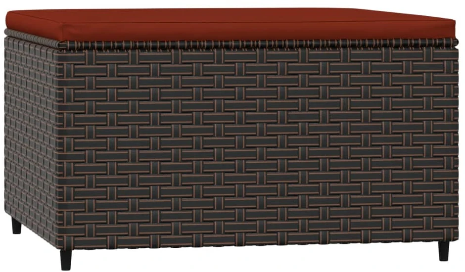 Dvipusė sodo tvora, ruda, 90x300cm, PVC