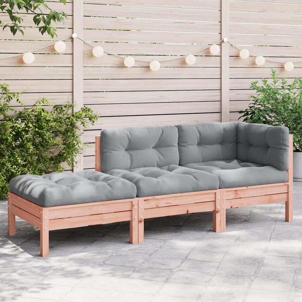 Dvivietė sodo sofa su pagalvėlėmis ir pakoja
