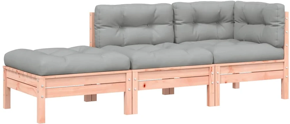 Dvivietė sodo sofa su pagalvėlėmis ir pakoja