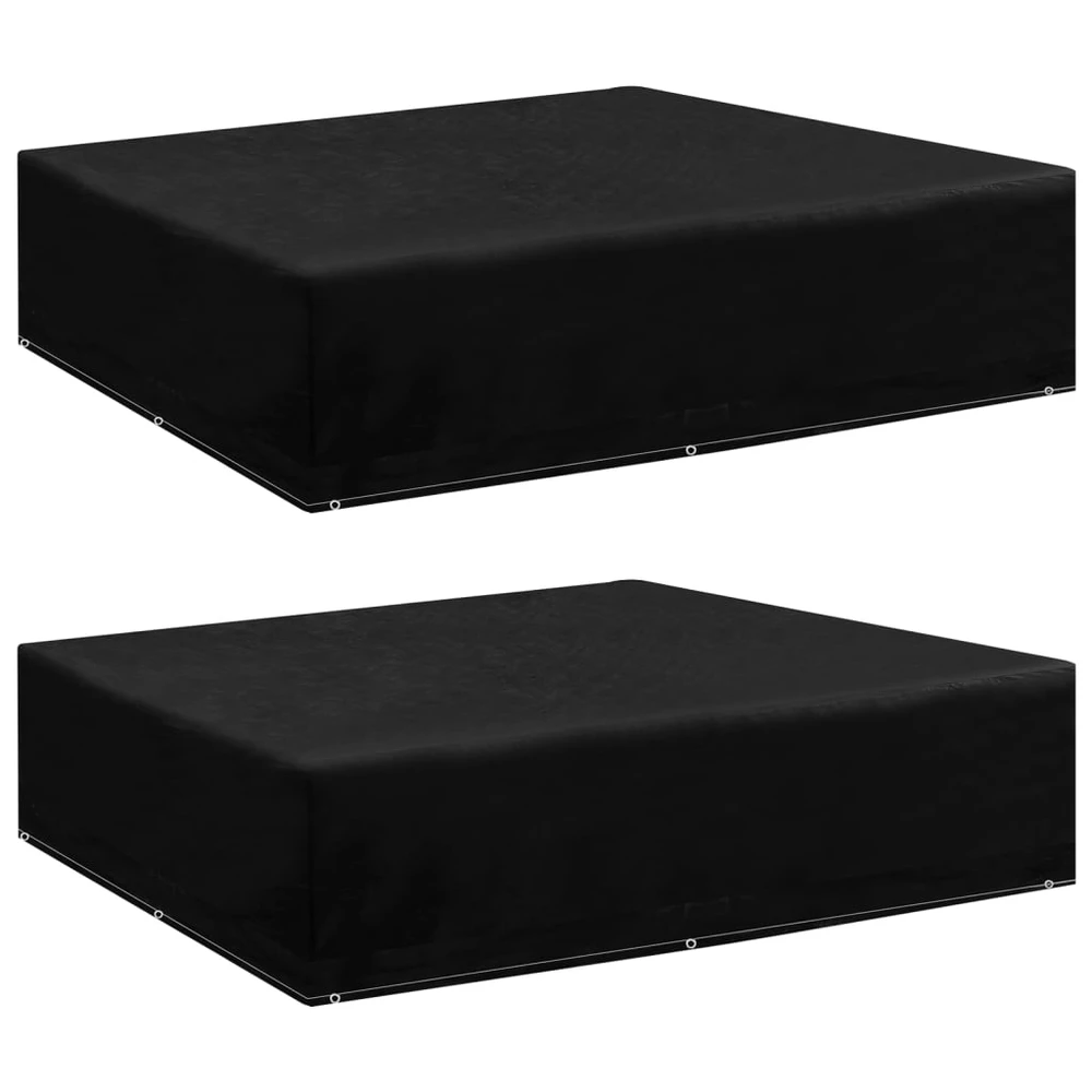 Dvivietė sodo sofa su pagalvėlėmis, juodos spalvos, poliratanas