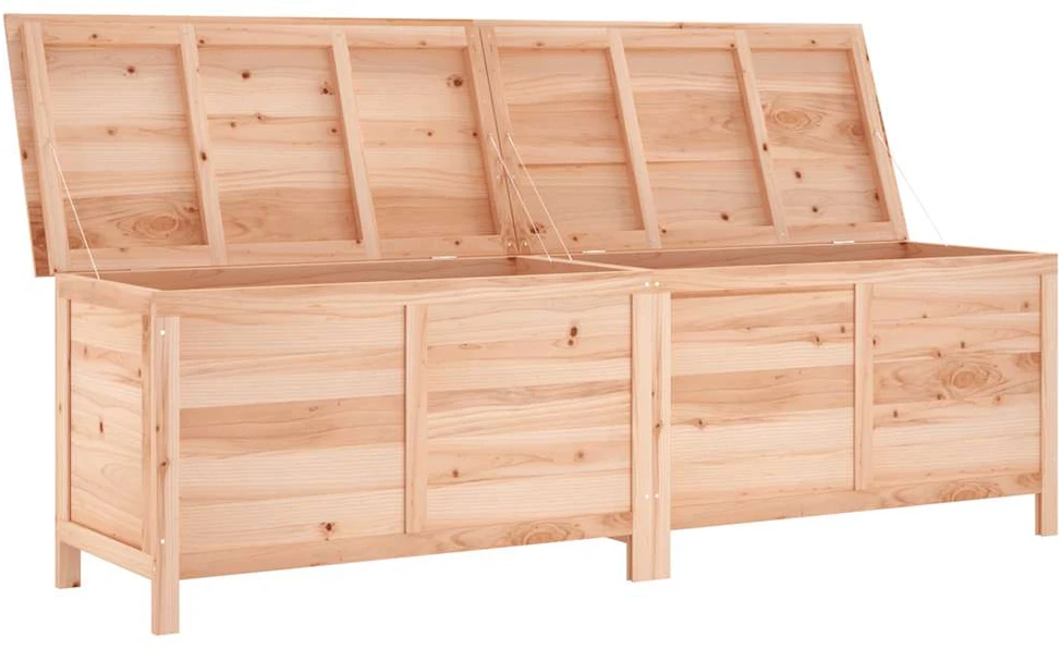 Dvivietė sodo sofa su pagalvėlėmis, pušies medienos masyvas