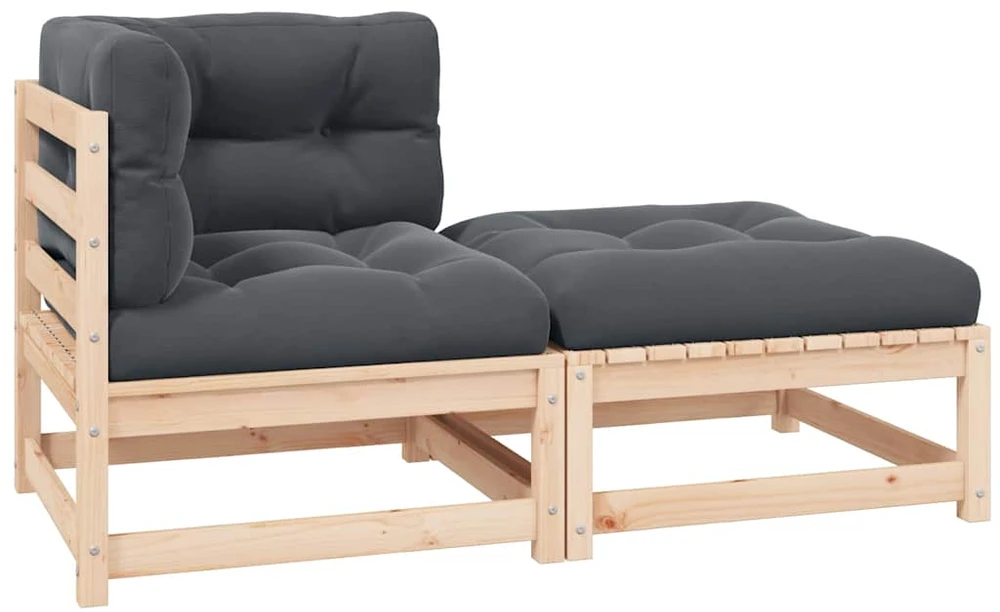Dvivietė sodo sofa su pagalvėlėmis, smėlio spalvos, poliratanas