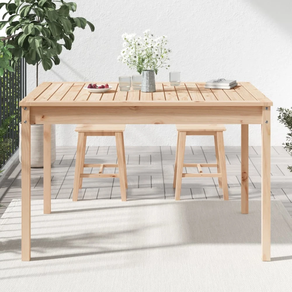 Dvivietė sodo sofa su pakoja, impregnuota pušies mediena