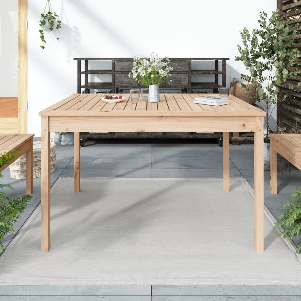 Dvivietė sodo sofa su pakoja, impregnuota pušies mediena