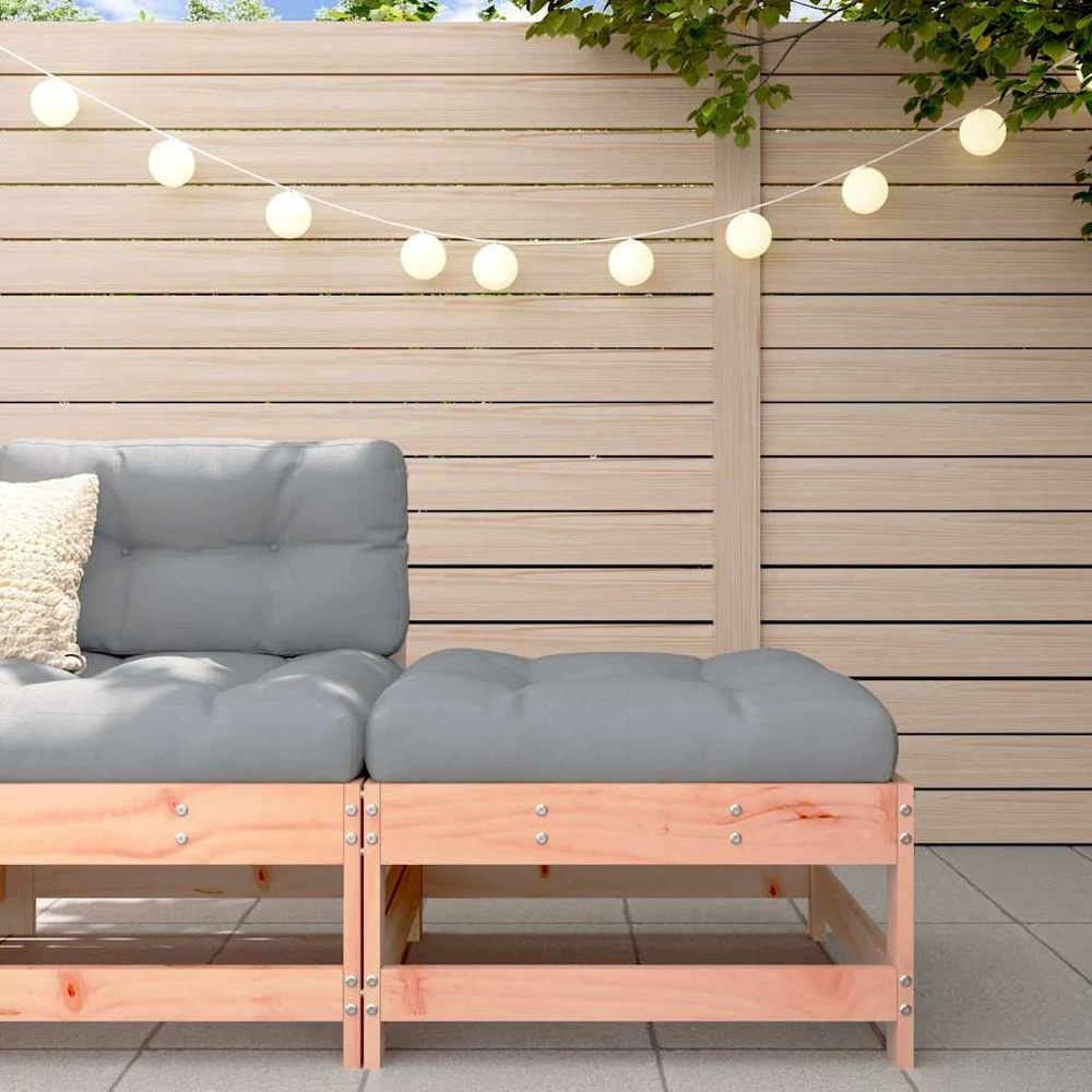 Dvivietė sodo sofa su staliuku ir pagalvėlėmis, smėlio spalvos