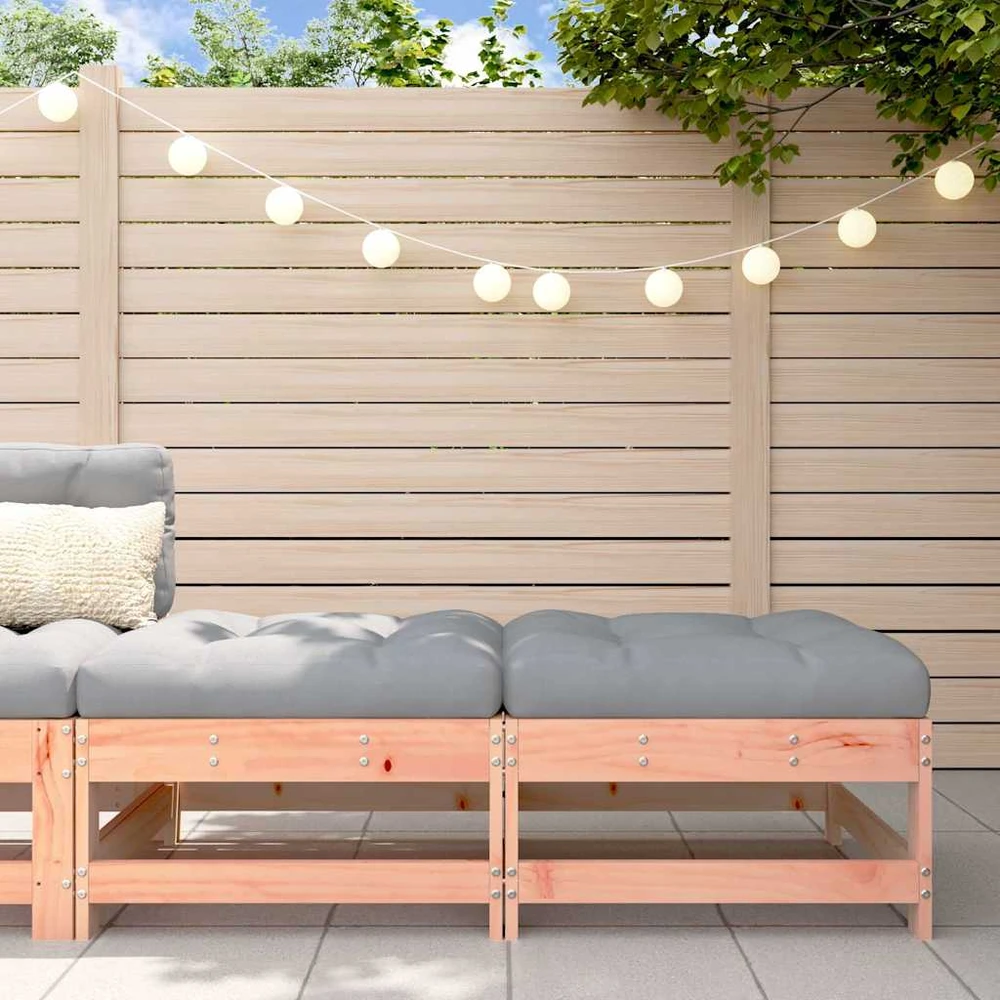 Dvivietė sodo sofa su staliuku/taburetėmis, pilka, poliratanas