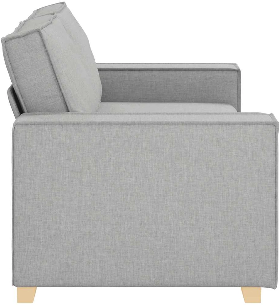 Dvivietė sofa, debesų pilka, 180x78x84 cm, audinys