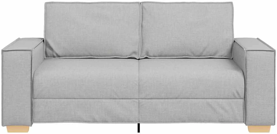 Dvivietė sofa, debesų pilka, 180x78x84 cm, audinys