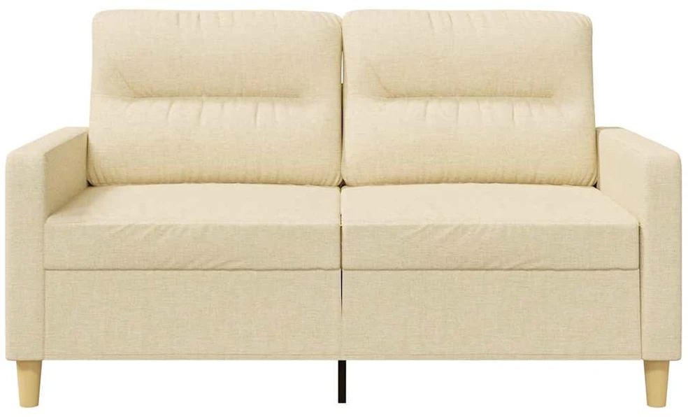 Dvivietė sofa, kreminės spalvos, 120cm, audinys