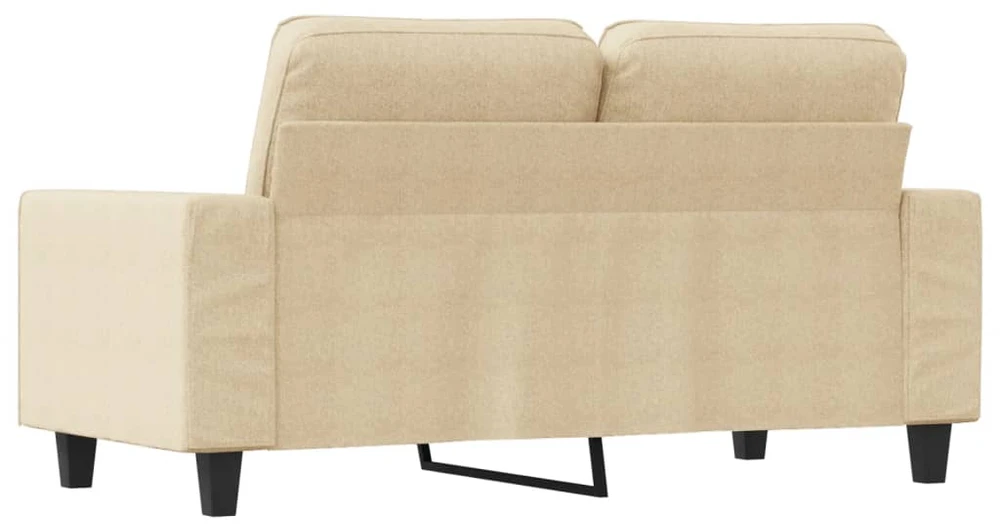 Dvivietė sofa, kreminės spalvos, 120cm, audinys