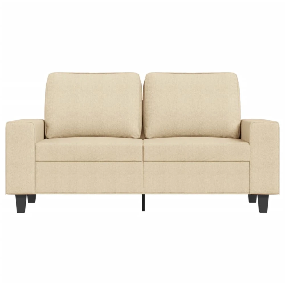 Dvivietė sofa, kreminės spalvos, 120cm, audinys