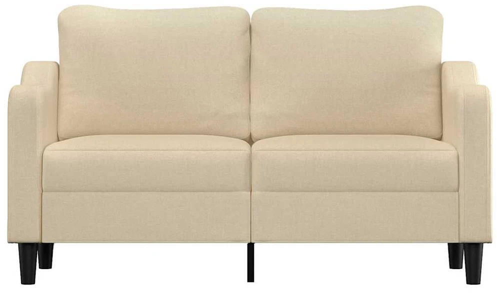 Dvivietė sofa, kreminės spalvos, 140cm, audinys