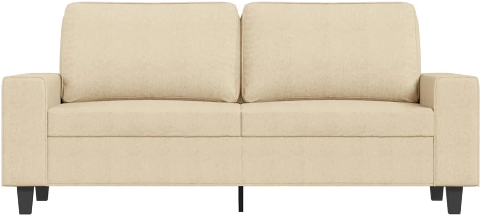 Dvivietė sofa, kreminės spalvos, 140cm, audinys