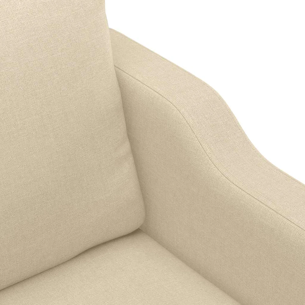 Dvivietė sofa, kreminės spalvos, 140cm, audinys