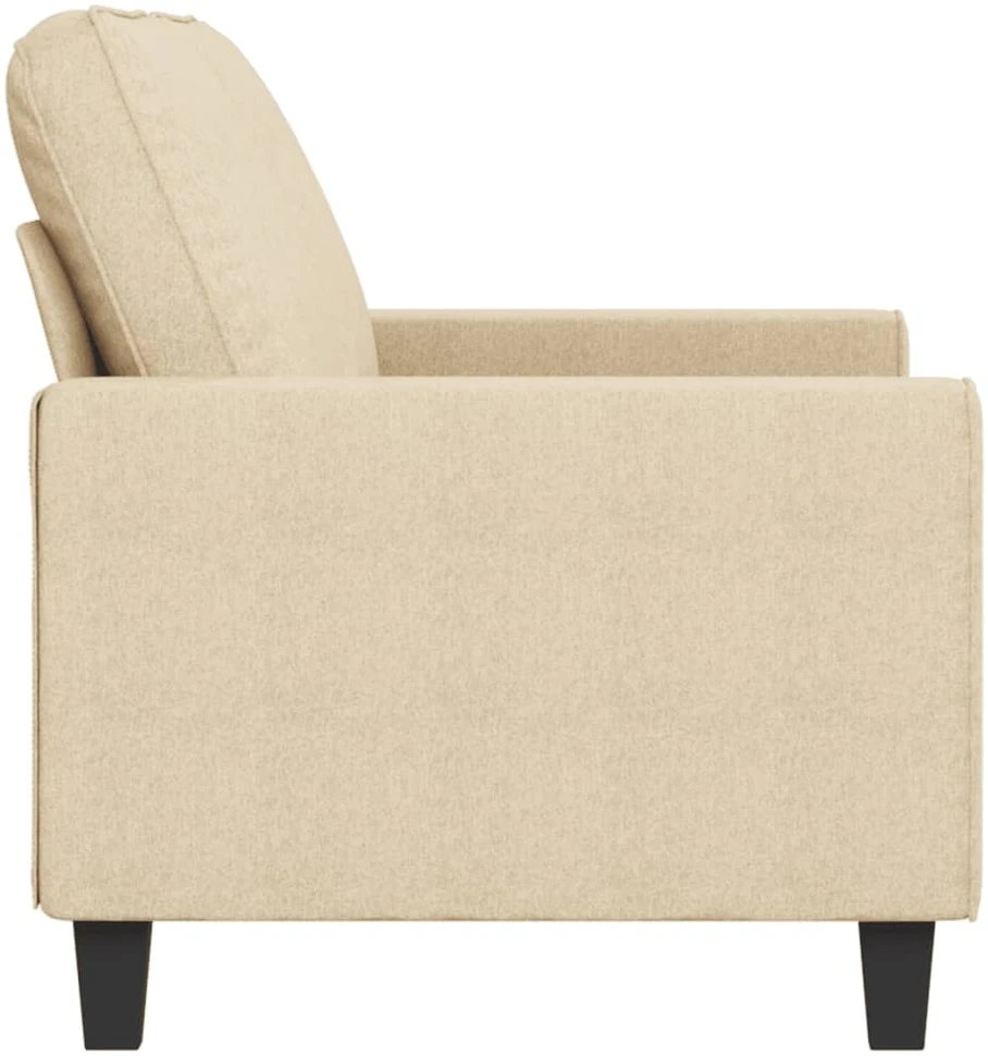 Dvivietė sofa, kreminės spalvos, 140cm, audinys
