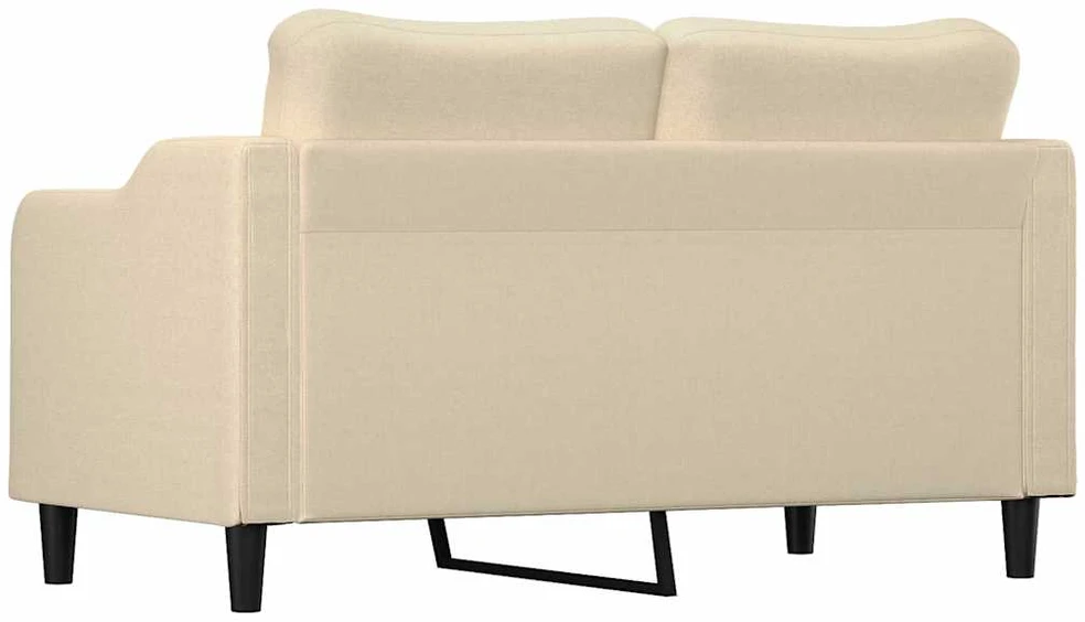 Dvivietė sofa, kreminės spalvos, 140cm, audinys