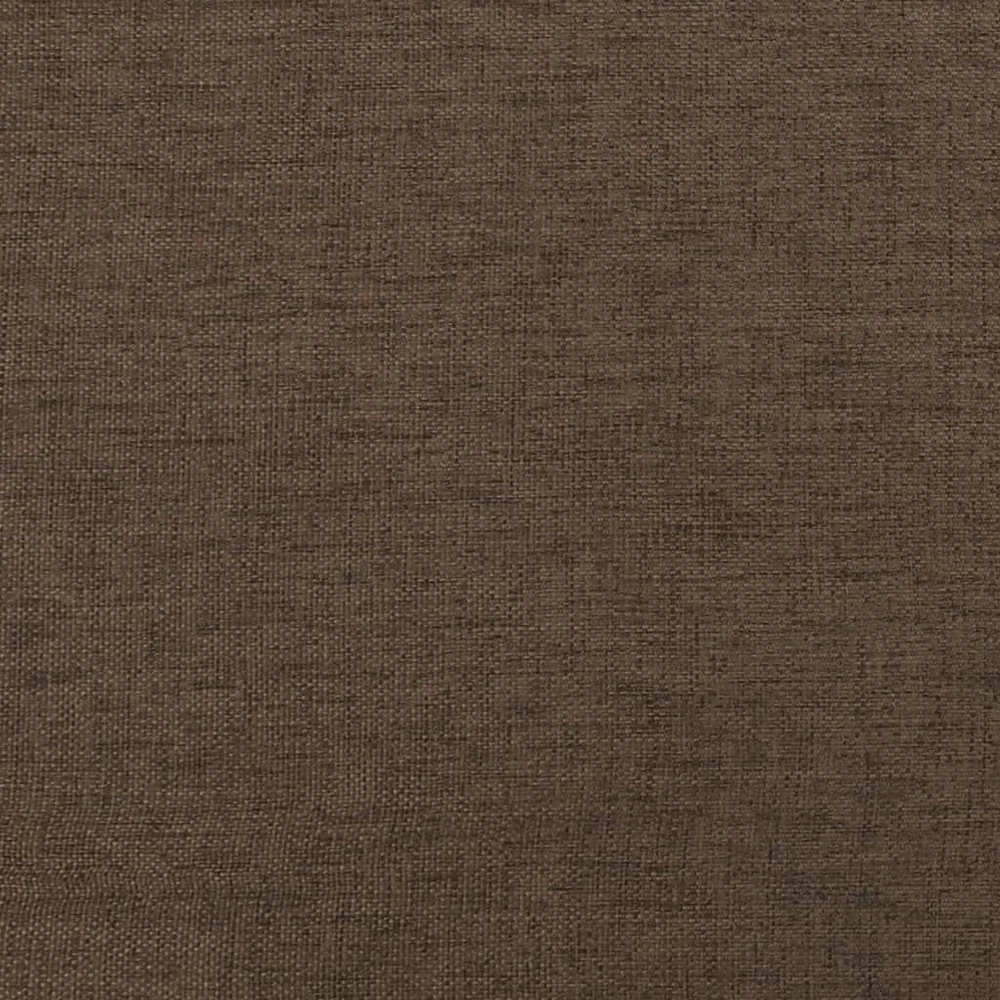 Dvivietė sofa-lova dvejomis pagalvėmis, rudos spalvos, audinys