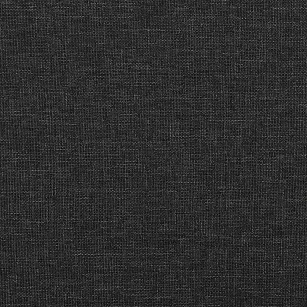 Dvivietė sofa-lova, juodos spalvos, audinys