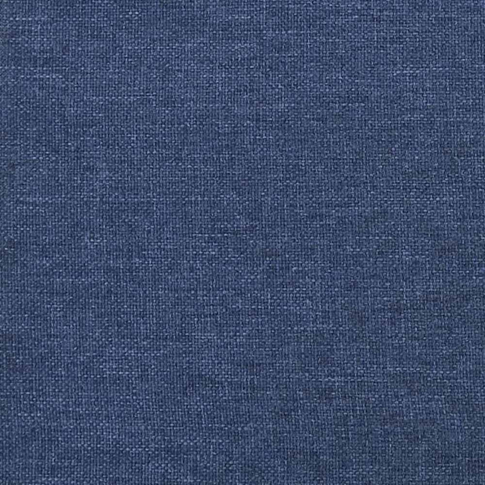 Dvivietė sofa-lova, mėlynos spalvos, audinys