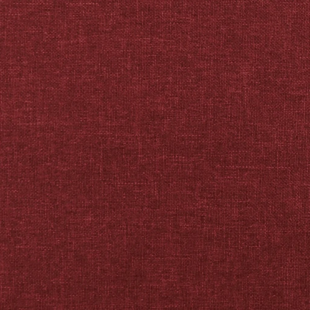 Dvivietė sofa-lova su dvejomis pagalvėmis, vyno, audinys