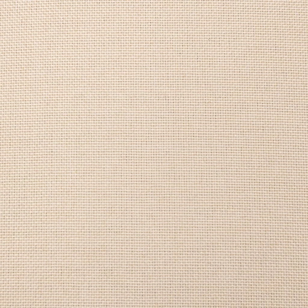Dvivietė sofa-lova su dvejomis pagalvėmis, kreminė, audinys