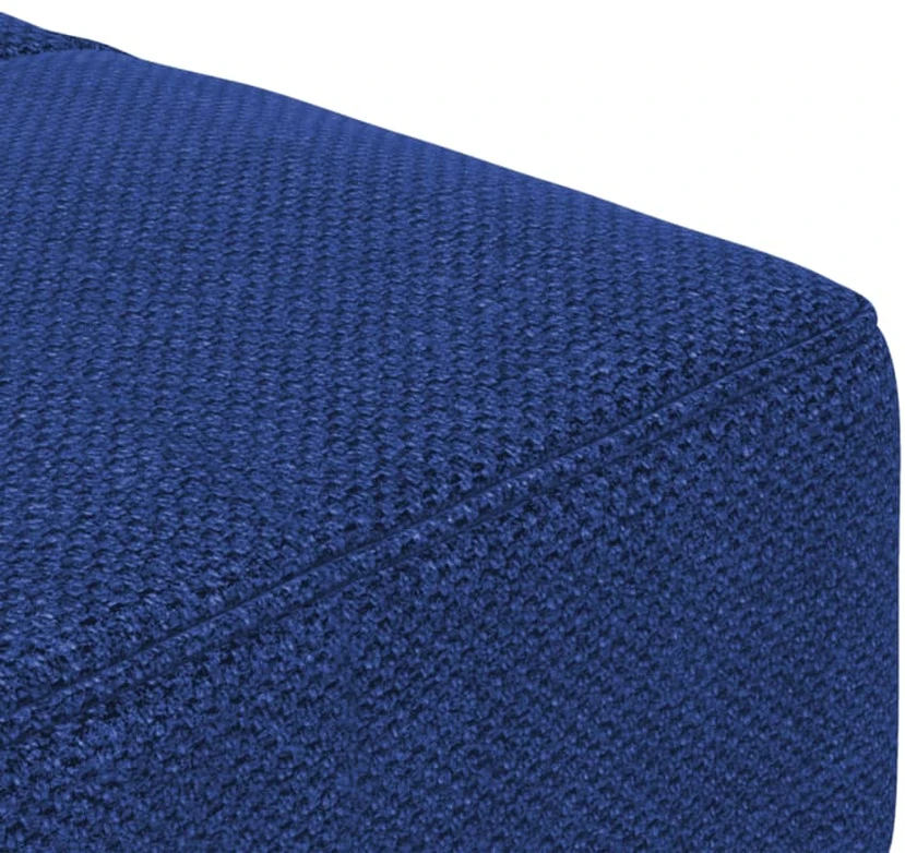 Dvivietė sofa-lova su dvejomis pagalvėmis, mėlyna, audinys
