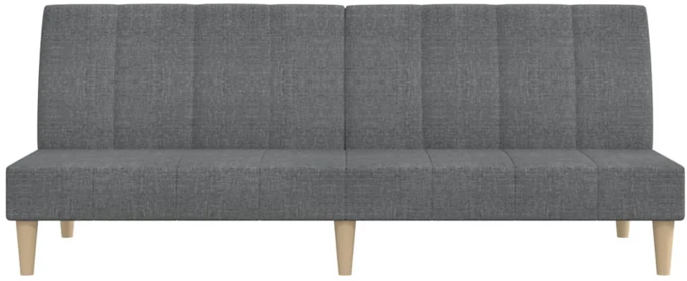 Dvivietė sofa-lova, šviesiai pilkos spalvos, audinys