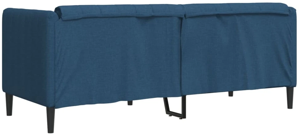 Dvivietė sofa, mėlynos spalvos, audinys