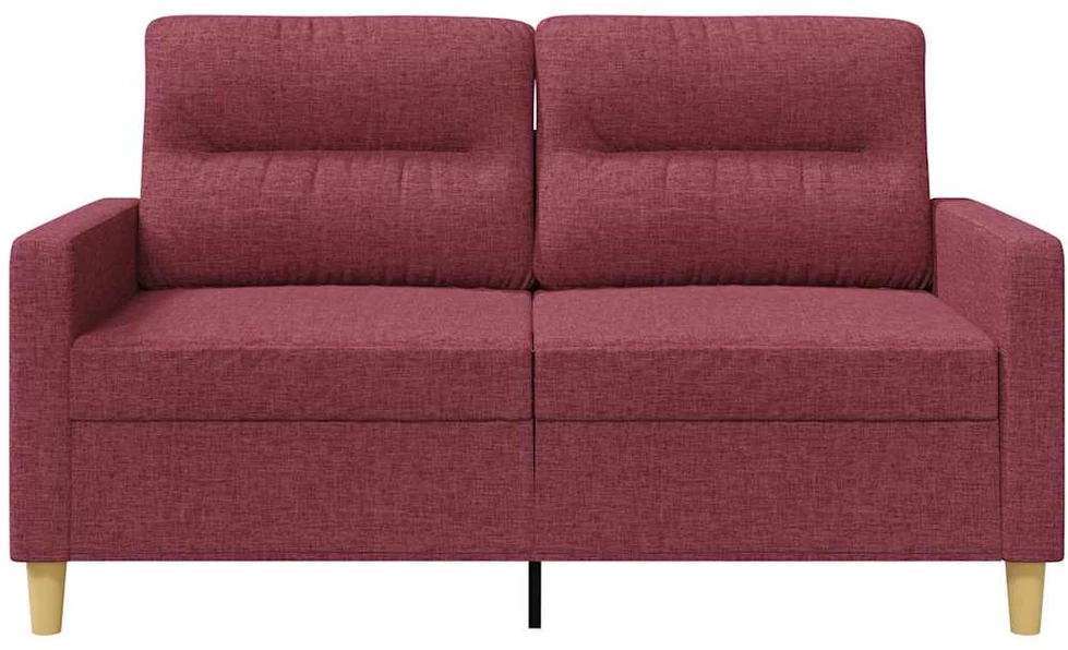 Dvivietė sofa, raudonojo vyno spalvos, 120cm, audinys