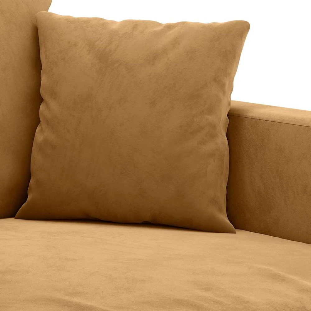 Dvivietė sofa, rudos spalvos, 120cm, aksomas