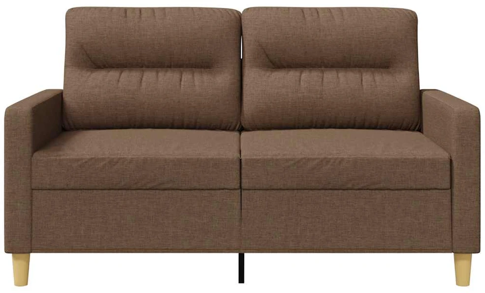 Dvivietė sofa, rudos spalvos, 120cm, audinys