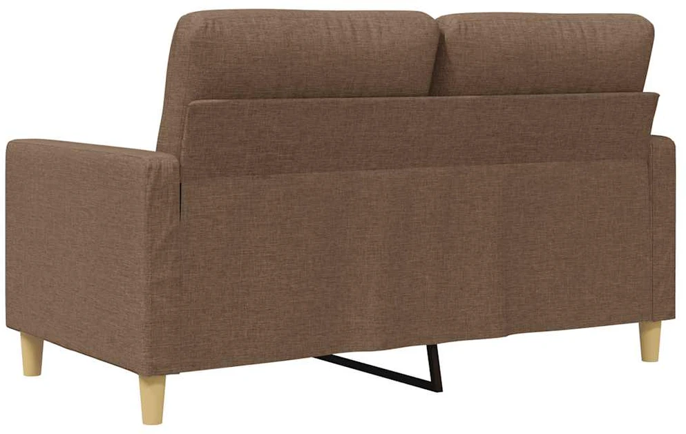 Dvivietė sofa, rudos spalvos, 120cm, audinys