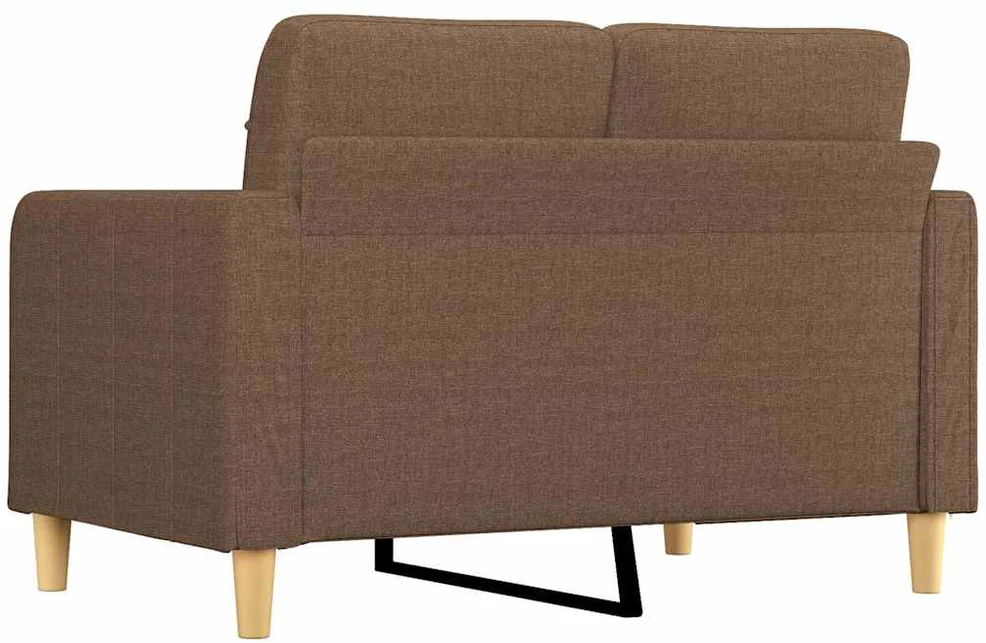 Dvivietė sofa, rudos spalvos, 120cm, audinys