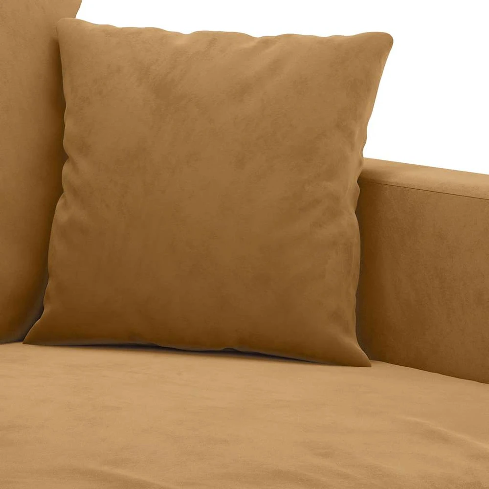 Dvivietė sofa, rudos spalvos, 140cm, aksomas