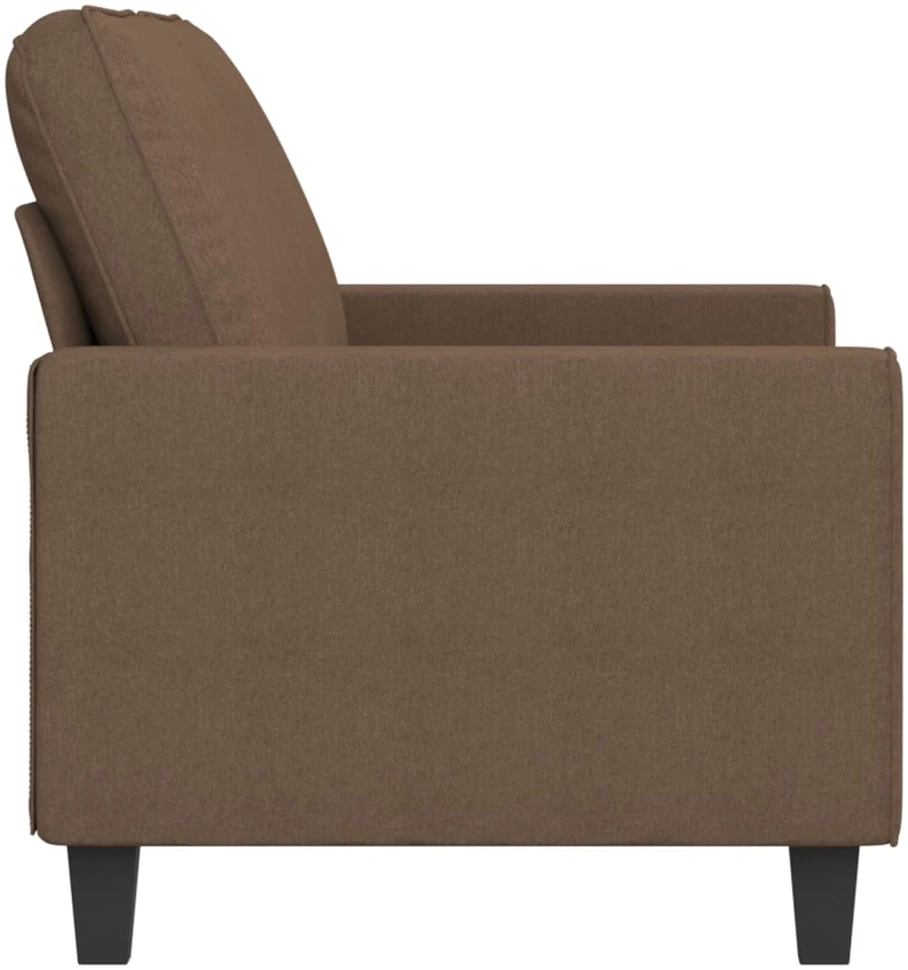 Dvivietė sofa, rudos spalvos, 140cm, audinys