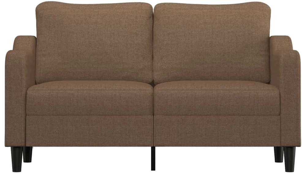 Dvivietė sofa, rudos spalvos, 140cm, audinys