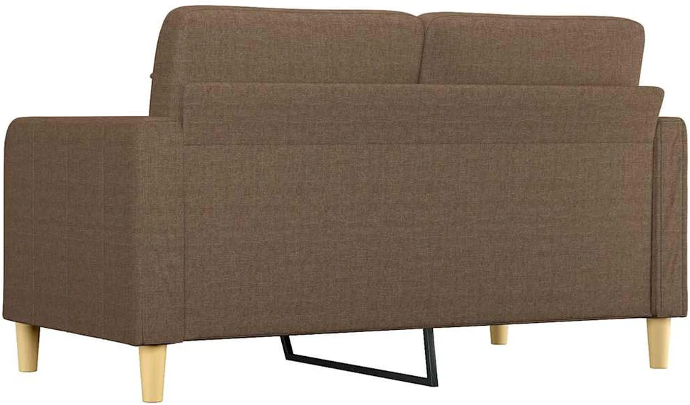 Dvivietė sofa, rudos spalvos, 140cm, audinys