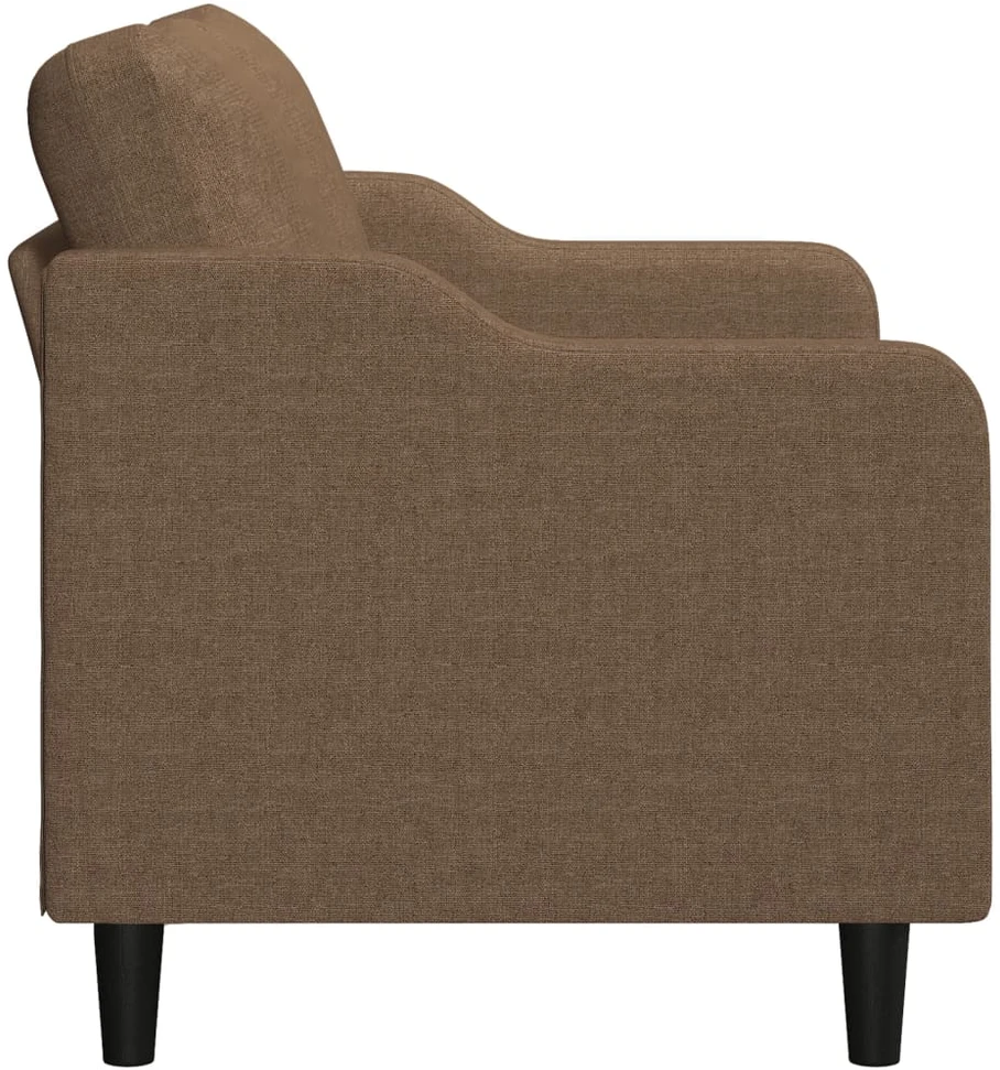 Dvivietė sofa, rudos spalvos, 140cm, audinys