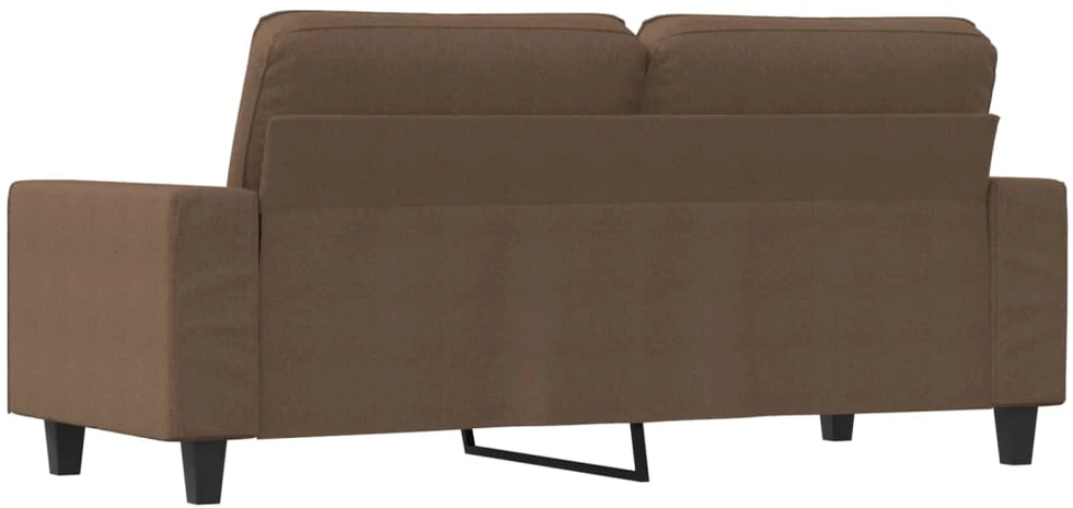 Dvivietė sofa, rudos spalvos, 140cm, audinys