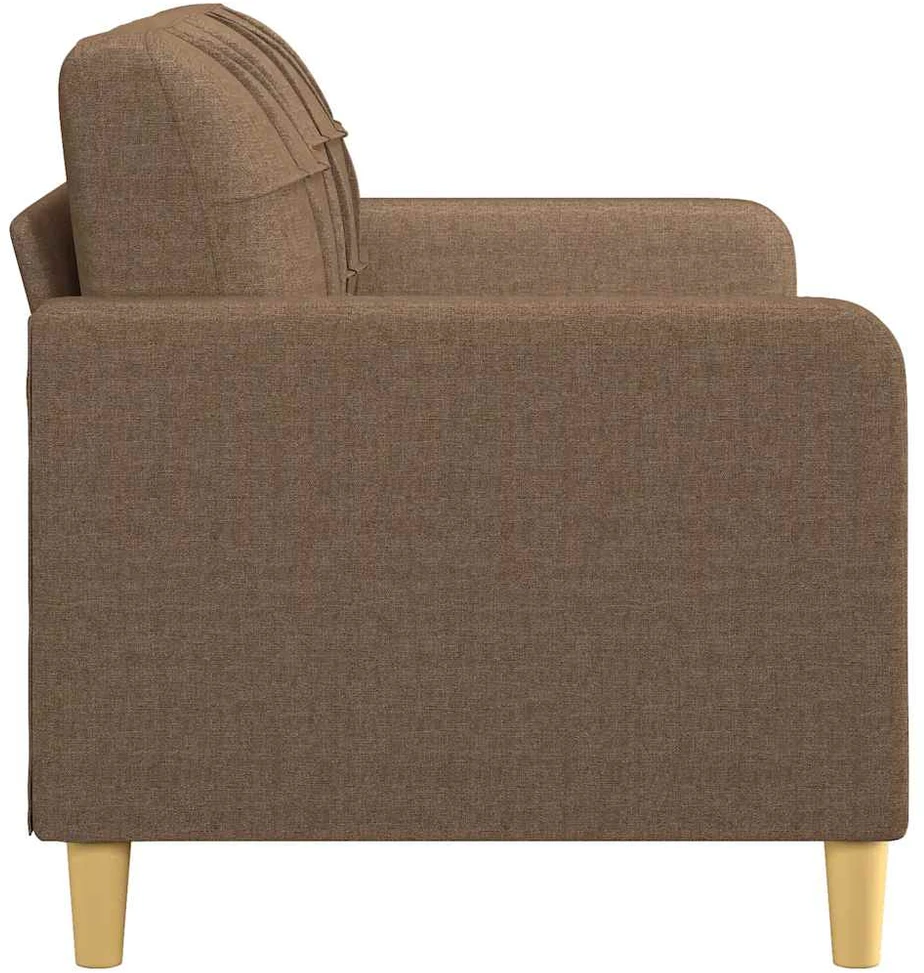 Dvivietė sofa, rudos spalvos, 140cm, audinys