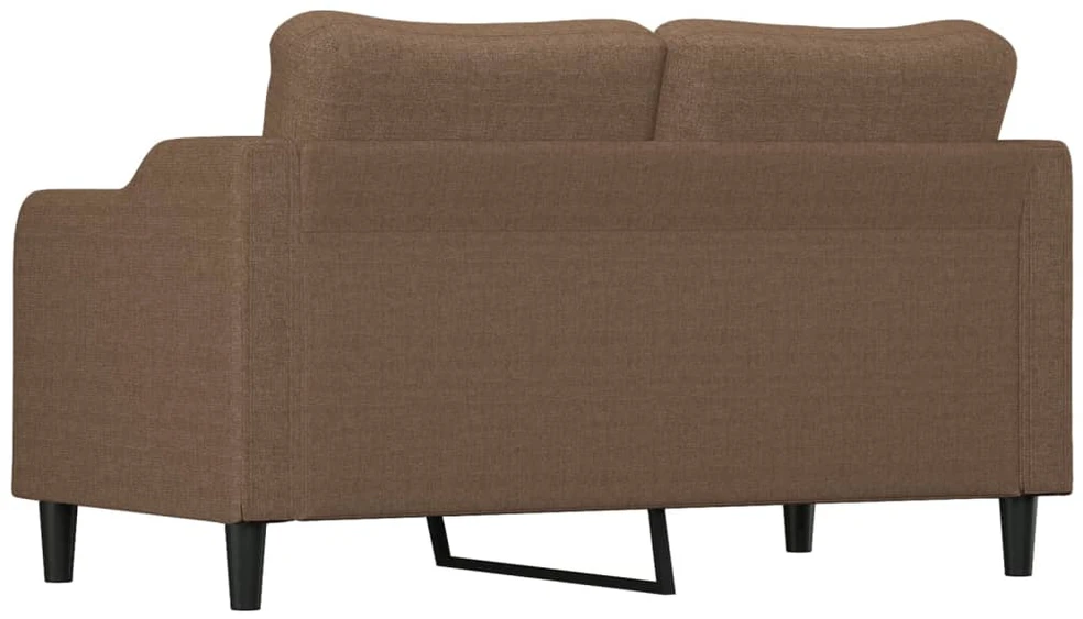 Dvivietė sofa, rudos spalvos, 140cm, audinys