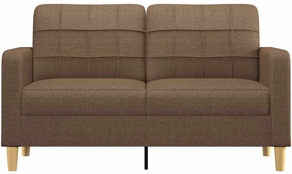 Dvivietė sofa, rudos spalvos, 140cm, audinys