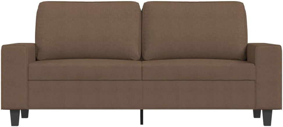 Dvivietė sofa, rudos spalvos, 140cm, audinys