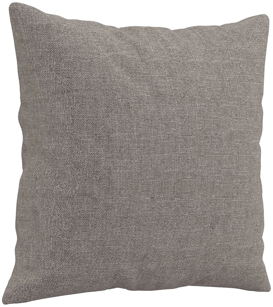 Dvivietė sofa su pagalvėlėmis, taupe spalvos, 120cm, audinys
