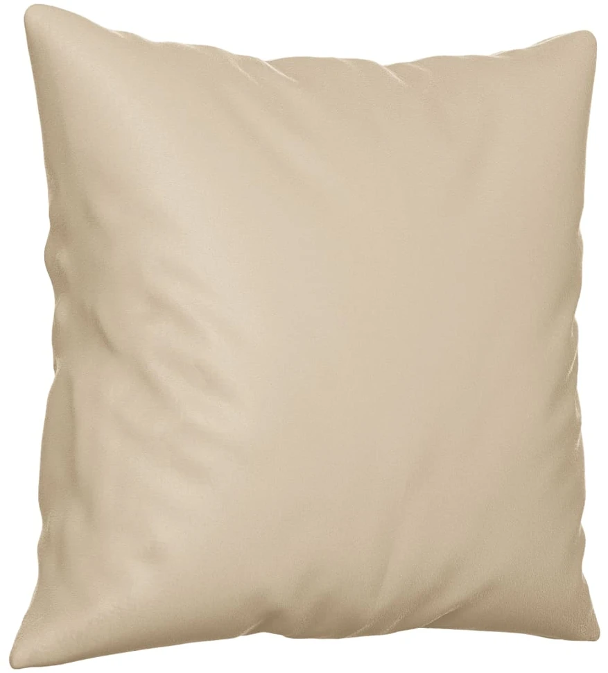 Dvivietė sofa su pagalvėmis, kreminė, 120cm, audinys
