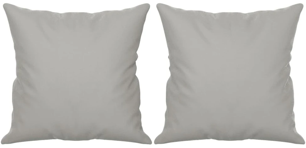 Dvivietė sofa su pagalvėmis, pilka, 140cm, mikropluošto audinys