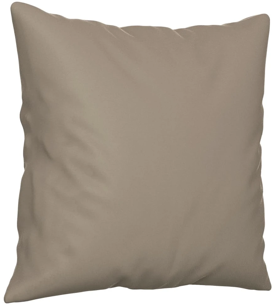 Dvivietė sofa su pagalvėmis, taupe, 140cm, mikropluošto audinys