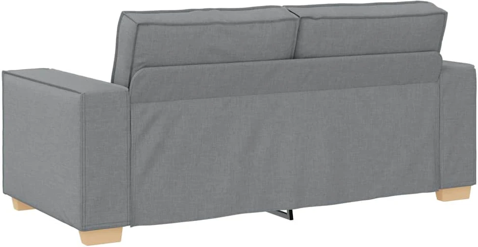 Dvivietė sofa, šviesiai pilka, 180x78x84 cm, audinys
