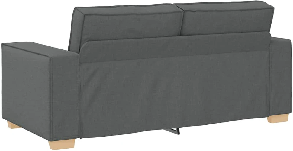 Dvivietė sofa, tamsiai pilka, 180x78x84 cm, audinys